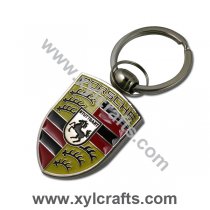 PORSCHE logo key chain