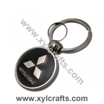 MITSUBISHI logo key tag